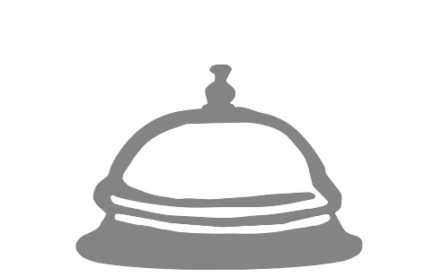 Pictogram service bell